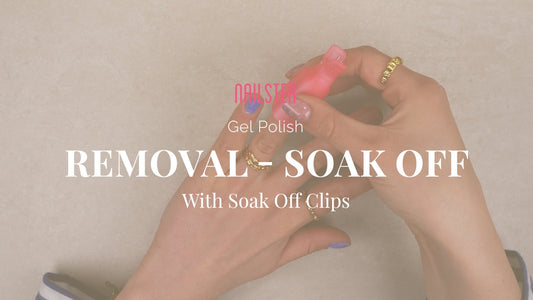 Borttagning av Gel Polish med Soak-Off Nagelklämmor - Nailster Sweden
