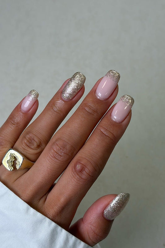 Glitter Ombre Look
