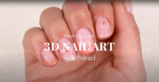 3D-Blomma med Polygel - Nailster Sweden