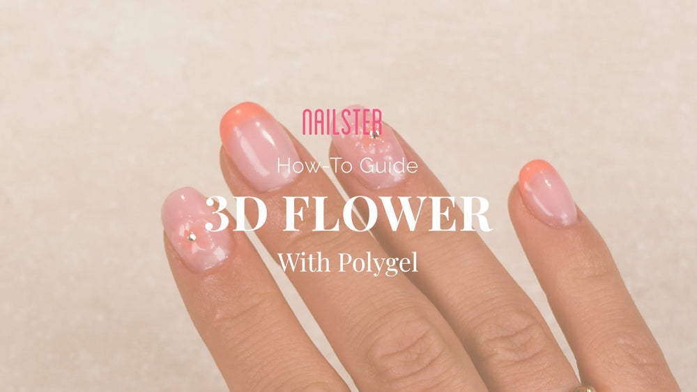 3D-Blomma med Polygel - Nailster Sweden