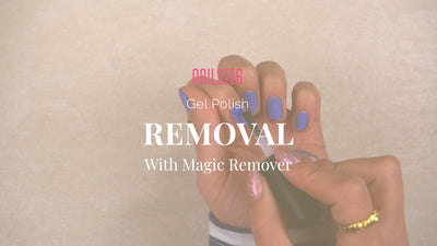 Aftagning av Gel Polish med Magic Remover - Nailster Sweden