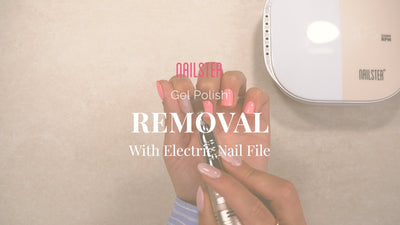 Borttagning av Gel Polish med Elektrisk Nagelfil - Nailster Sweden