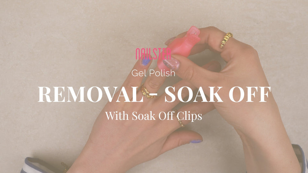 Borttagning av Gel Polish med Soak-Off Nagelklämmor - Nailster Sweden
