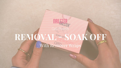 Borttagning av Gel Polish med Soak Off Remover Wraps - Nailster Sweden