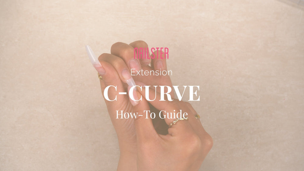 Förlängning med C-curve tippar - Nailster Sweden