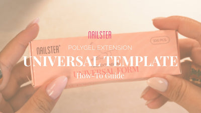 Förlängning med Polygel på mall - Nailster Sweden