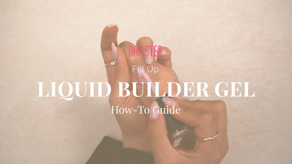 Påfyllning med Liquid Builder Gel - Nailster Sweden