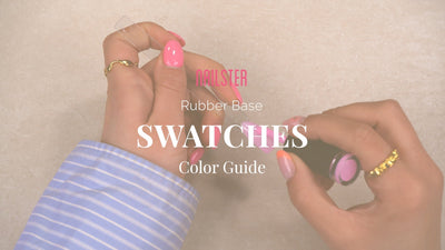 Rubber Base swatches - Nailster Sweden