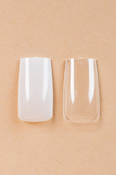 5 x Square Medium Clear Tipper