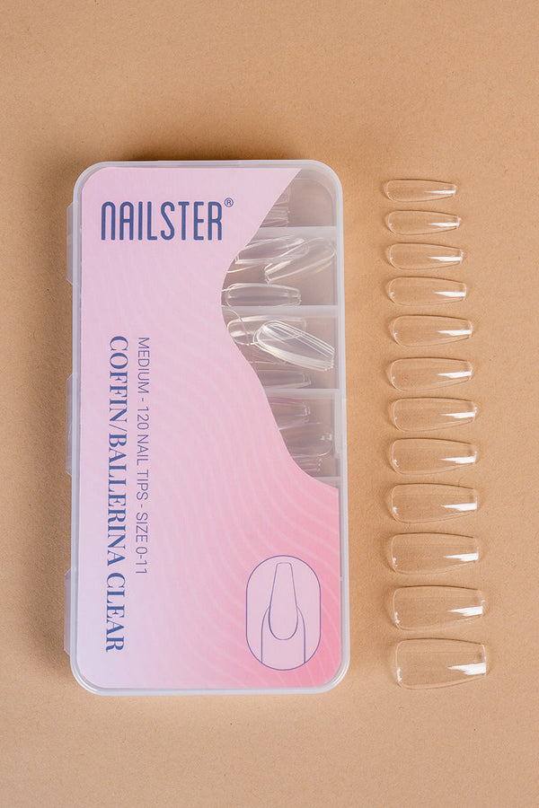 Coffin/Ballerina Clear Tippar