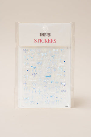 Baby Blue Bows - Stickers