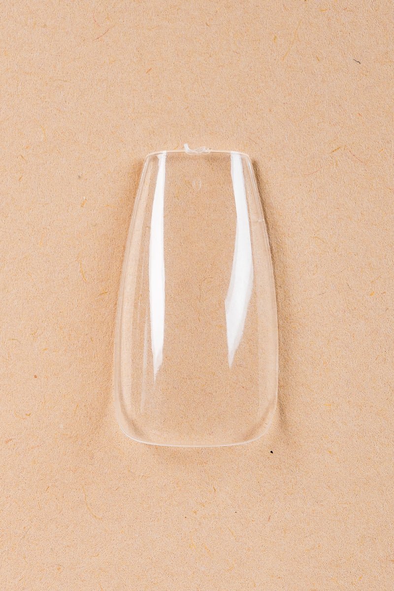 Coffin/Ballerina Clear Tipper | Nailster Denmark