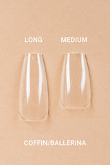 Coffin/Ballerina Clear Tipper