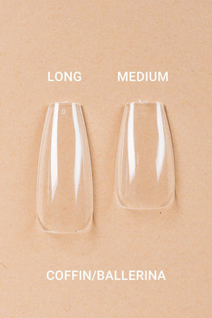 Coffin/Ballerina Clear Tipper