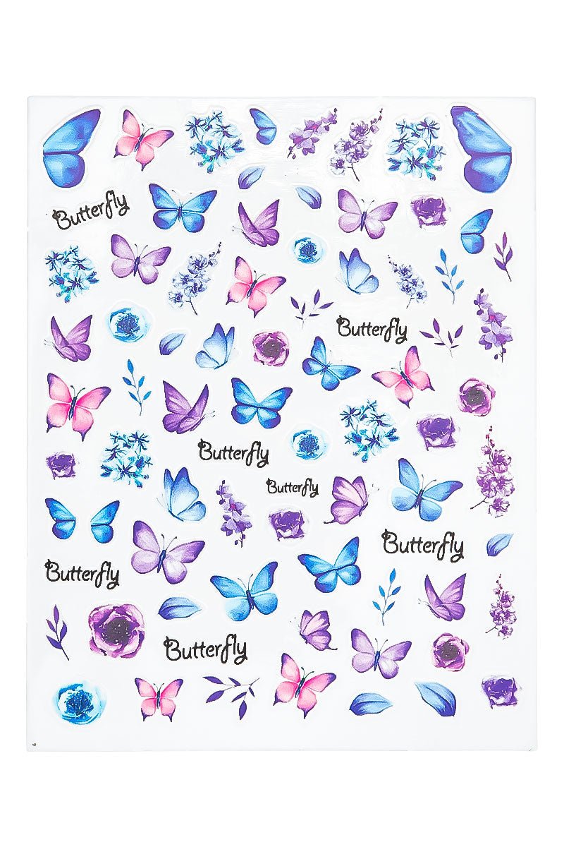 Colourful Butterflies stickers