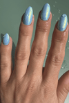 Glazed Blue Look