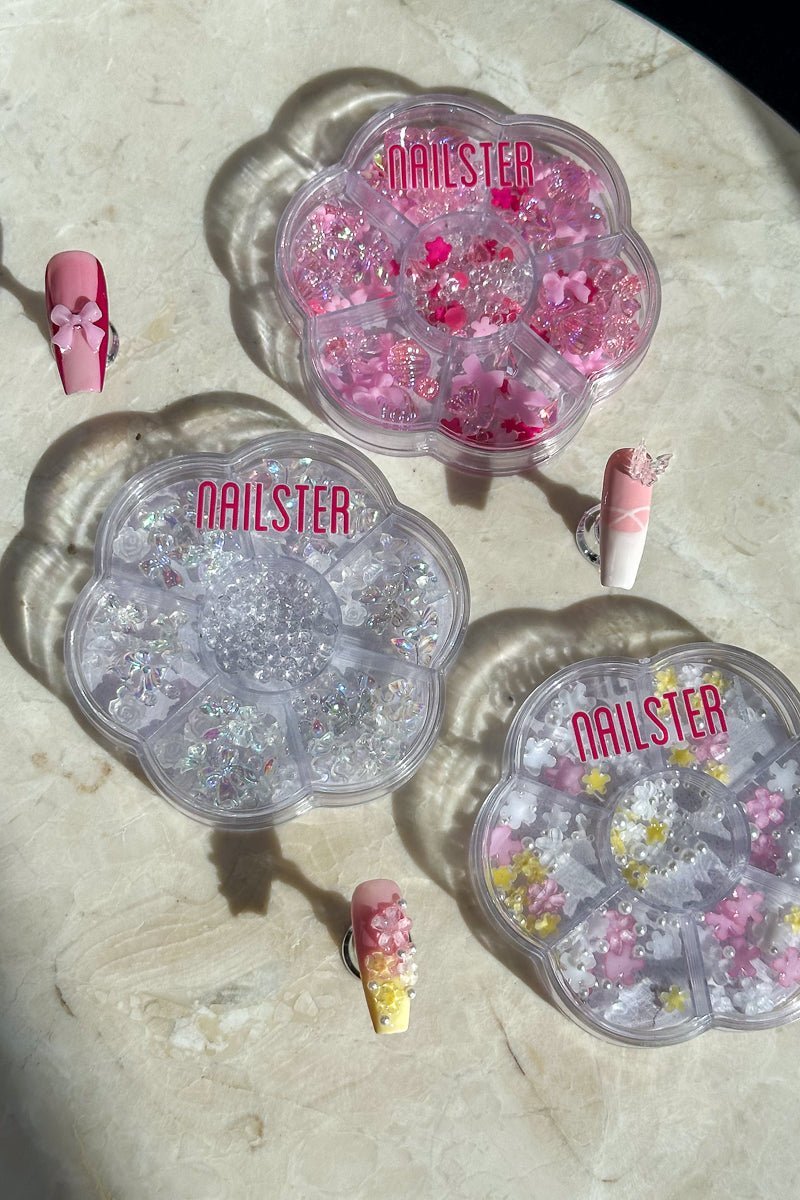 Nail Charms - Mixed Flowers