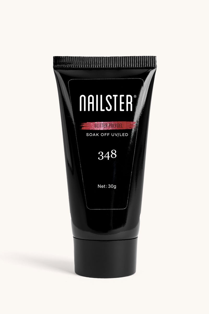 Polygel Glimmer Röd · 348
