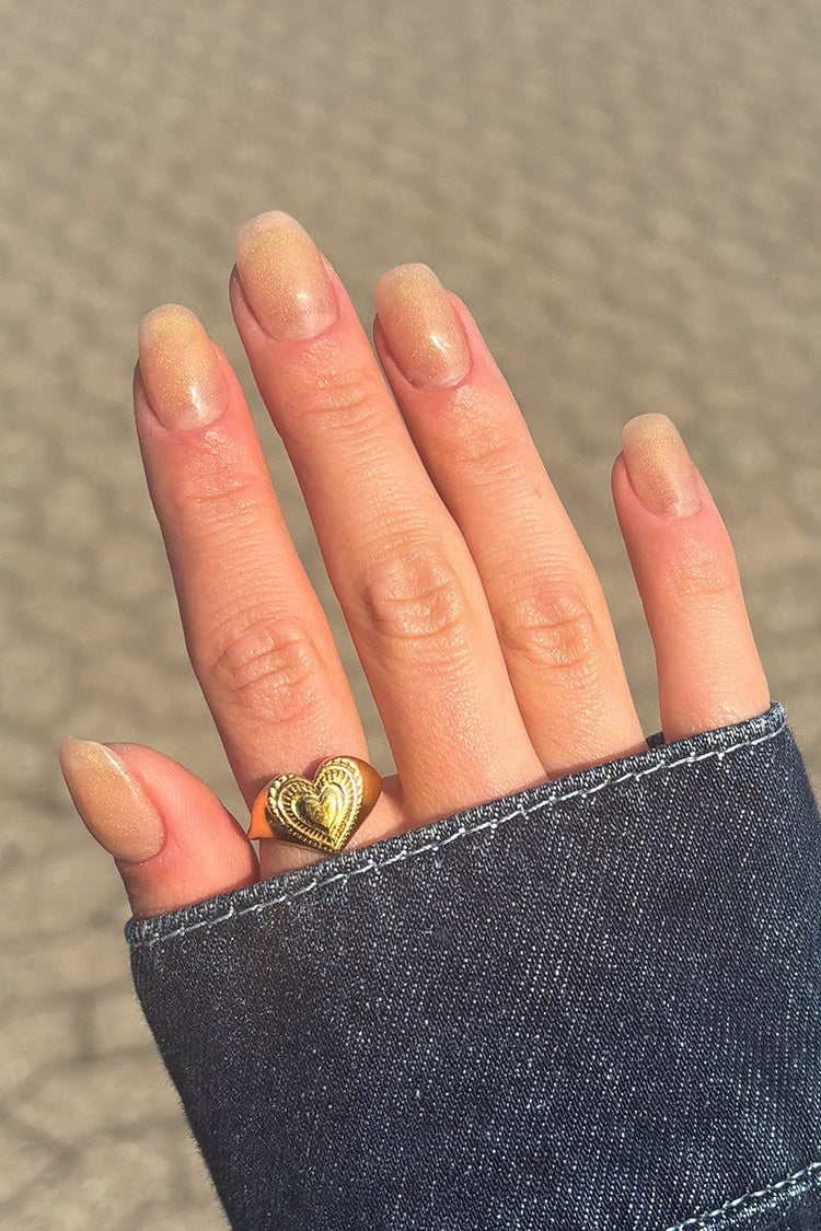 Peach Glitter · 461 – Polygel från Nailster, bild 3