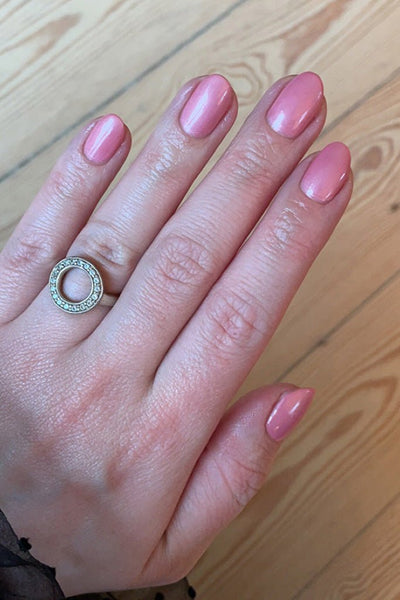 Pure Blush Cat Eye  · 318 - Hand