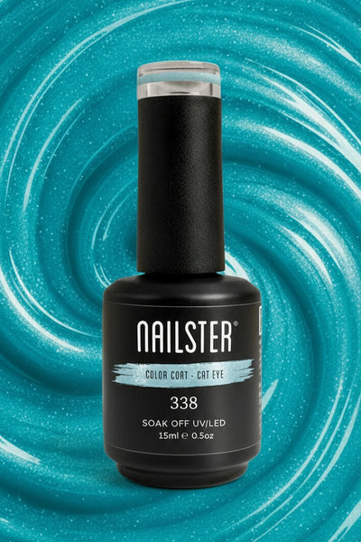 Silver Blue Cat Eye  · 338 - Color