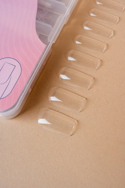 Square Medium Clear Tippar