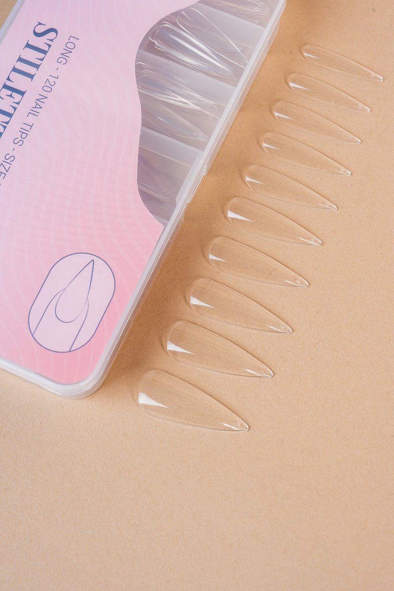 Stiletto Long Clear Tipper