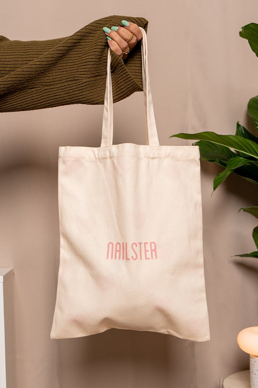 Tote bag - Delicate hearts | Nailster Denmark