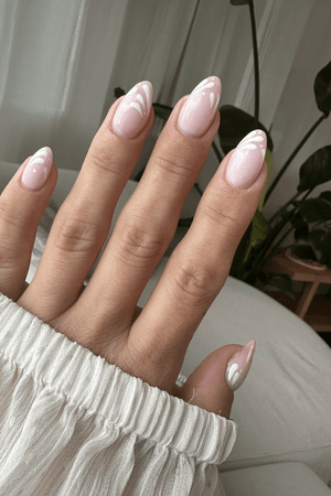 White Swirl Look